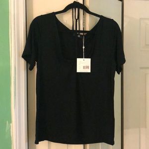 Missguided Tie Neck T Shirt NEVER WORN with tags